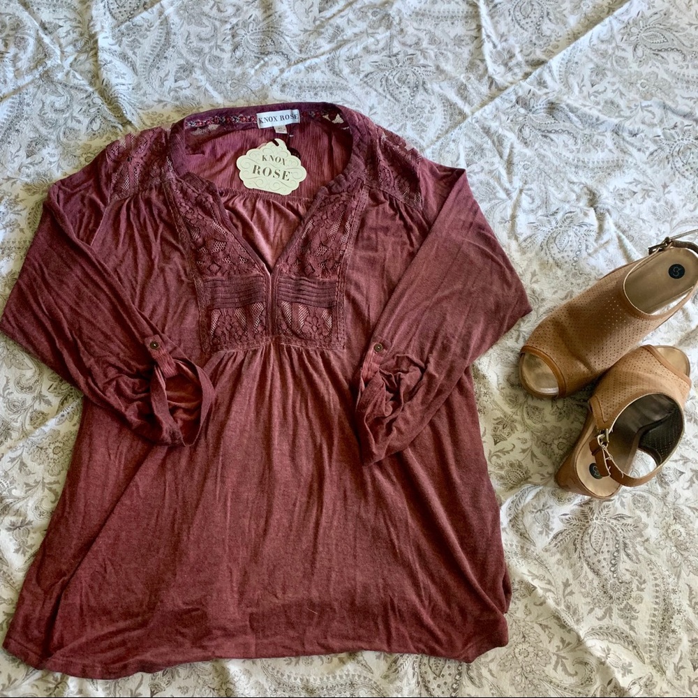 Knox rose women’s top new with tags